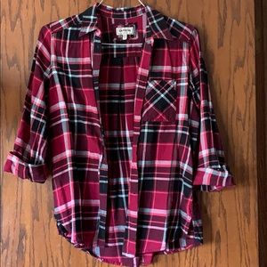Express: Boyfriend Plaid Button Up